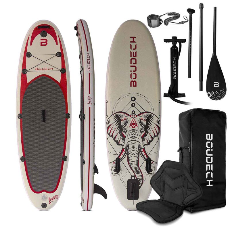 Set Tavola Gonfiabile da SUP Nero e Bianco