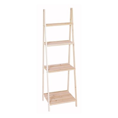 Wabi - Libreria scaffale a 5 ripiani in stile industriale, 40x30xH154 cm