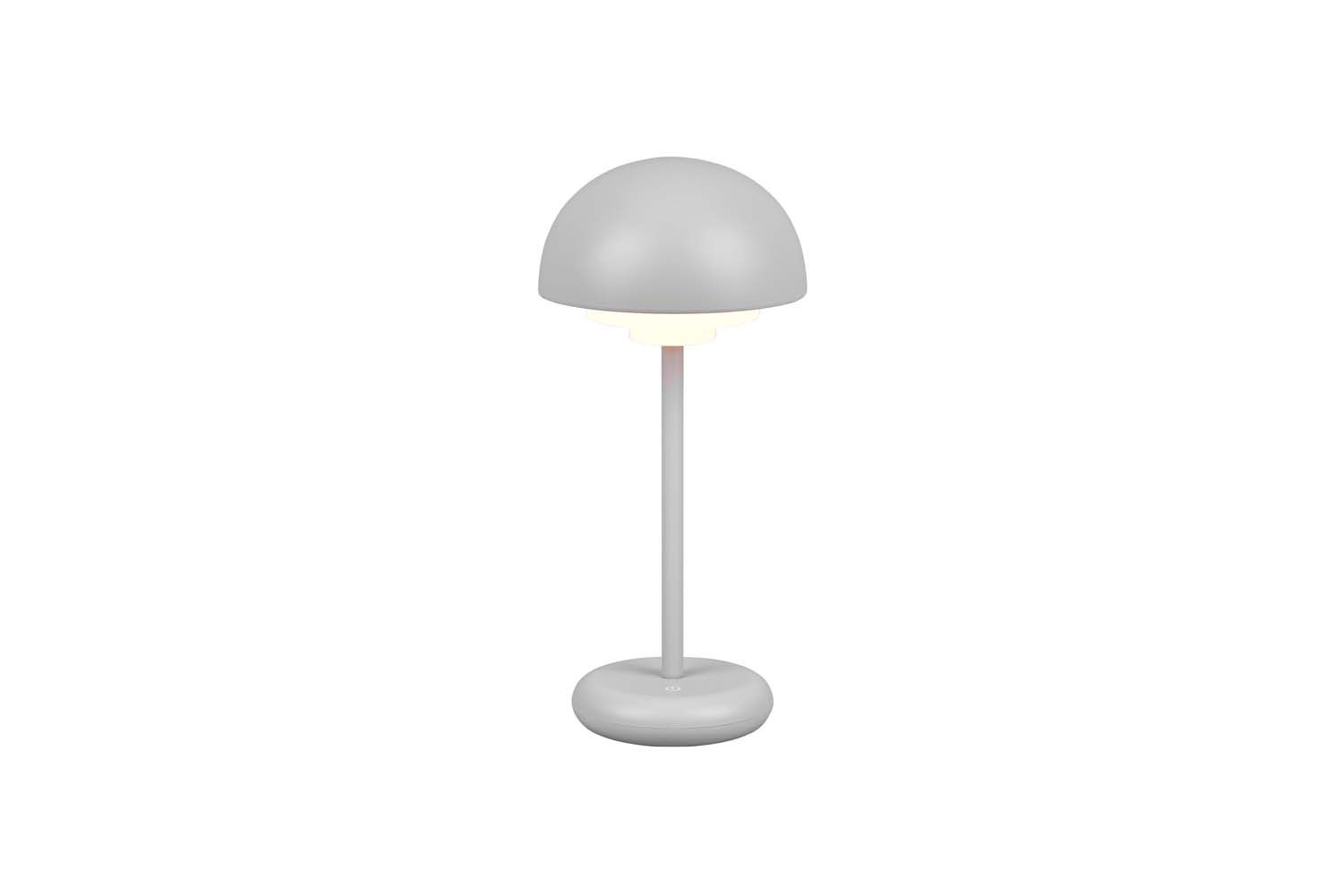 Trio Lighting Lennon lampada led da appoggio da esterno ricaricabile con usb  con accensione touch 4 intensita' verde h. 21,5cm i