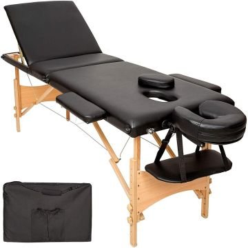 FYSIO - Lettino Fisioterapia e Massaggi - 3 Zone - Foro Facciale Frankystar Nero
