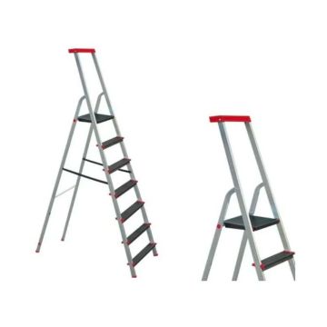 Scala Alluminio Step Up Profi 6 Gradini No Brand Argento