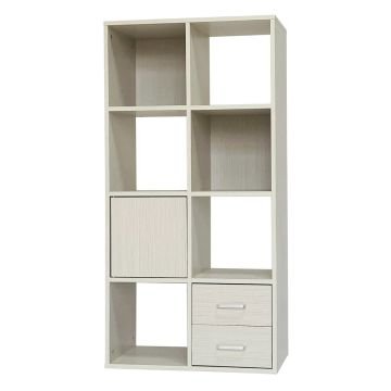 Phoenix - Libreria modulare in legno 60x30xH120 cm Casa Collection 