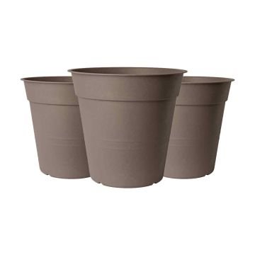 Fly - Set di 3 vasi con sottovaso ⌀ 25 cm Bama 