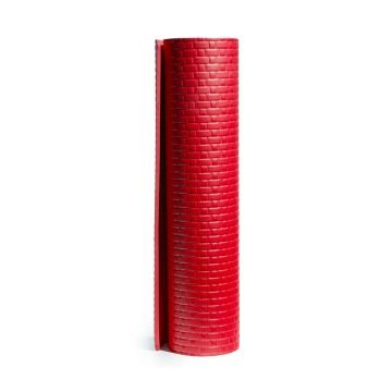Tappetino per allenamento, ideale per yoga, pilates, fitness - 173x61cm/8mm, colore rosso Divina Home Rosso